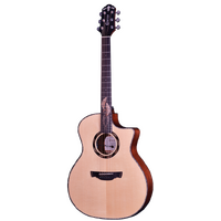 CRAFTER SM G-MAHOCE GA BODY, SOLID SPRUCE TOP, SALMON INLAY, GLOSS, DS-2 PRO SOUNDHOLE EQ