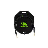 MAMMOTH MAM LINES TRS3, 3ft Audio cable, TRS Jack to TRS Jack