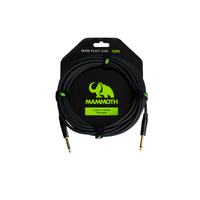MAMMOTH MAM FLEX G20, 20ft Instrument Cable, Straight Jack to Straight Jack.