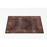 DNB VP130 RBL BLACK RED STAGE MAT, 130 x 90cm
