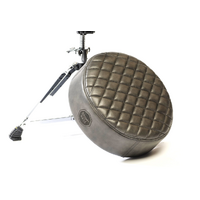 DNB RLST GRY GRAY FULL GRAIN LEATHER THRONE SEAT
