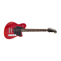 REVEREND CHARGER JUNIOR ELECTRIC GUITAR, TRANSPARENT CHERRY, LIMITED