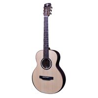 CRAFTER MINO/ROSE SMALL BODY, SOLID SPRUCE TOP, SATIN, DS-2 PRO SOUNDHOLE EQ