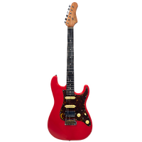 CRAFTER CREMA S VVS RS VR, VINTAGE RED, HSS ELECTRIC GUITAR