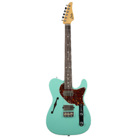 SUHR 01-ALT-0021 Alt T, Seafoam Green, Indian Rosewood fingerboard, HH