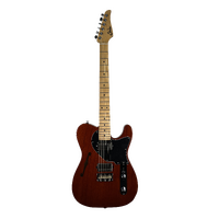 SUHR 01-ALT-0023 Alt T, Trans Brown, Maple fingerboard, HH (Swamp Ash Only)