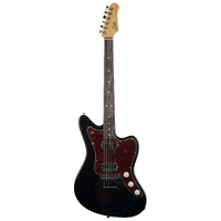 SUHR 01-CJM-0006 Classic JM, Black, HH, TonePros TP6, Tortoise Pickguard