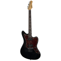 SUHR 01-CJM-0008 Classic JM, Black, S90, SSCII, TonePros TP6, Tortoise Pickguard