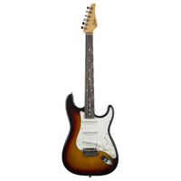 SUHR 01-CLS-0002 Classic S, 3 Tone Burst, Indian Rosewood fingerboard, SSS, SSCII
