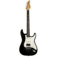 SUHR 01-CLS-0005 Classic S, Black, Indian Rosewood fingerboard, HSS, SSCII