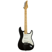 SUHR 01-CLS-0008 Classic S, Black, Maple fingerboard, SSS, SSCII