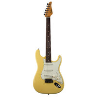 SUHR 01-CLS-0022 Classic S, Vintage Yellow, Indian Rosewood fingerboard, SSS, SSCII