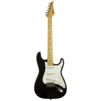 SUHR 01-CSA-0008 Classic S Antique, Black, Maple fingerboard, SSS, SSCII