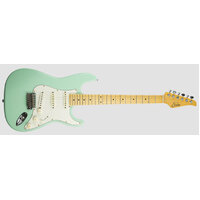 Classic S Antique, Surf Green, Maple fingerboard, SSS, SSCII