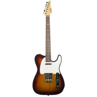 Classic T, 3 Tone Burst, Alder, Indian Rosewood fingerboard, SS, SSCII