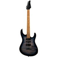 SUHR 01-MDP-0053 Modern Plus, Faded Trans Whale Blue Burst, Roasted Maple fingerboard, HSH