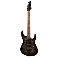SUHR 01-MDP-0060 Modern Plus, Trans Charcoal Burst, Pau Ferro fingerboard, HSH