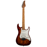 SUHR 01-STP-0043 Standard Plus, Bengal Burst, Roasted Maple fingerboard, HSS, SSCII
