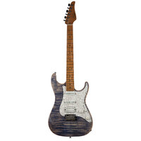 SUHR 01-STP-0047 Standard Plus, Trans Blue Denim/Slate, Roasted Maple fingerboard, HSS, SSCII