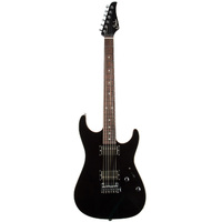 SUHR 01-SIG-0007 Pete Thorn Signature Series Standard, Black, Wilkinson Locking Tremolo, HH