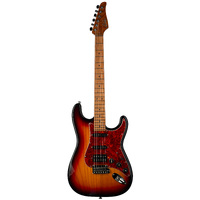 SUHR 01-LTD-0021 Classic S Paulownia, 3 Tone Burst, Tortoise, 3A Roasted Birdseye Neck &amp; Fingerboard, HSS, SSCII, 510
