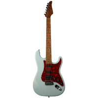 SUHR 01-LTD-0023 Classic S Paulownia, Trans Sonic Blue, Tortoise, 3A Roasted Birdseye Neck &amp; Fingerboard, HSS, SSCII, 510