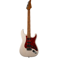 SUHR 01-LTD-0024 Classic S Paulownia, Trans White, Tortoise, 3A Roasted Birdseye Neck &amp; Fingerboard, HSS, SSCII, 510