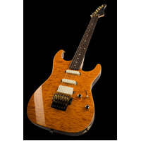SUHR 01-LTD-0034 Standard Legacy, Trans Caramel, Okoume, Curly Maple, Maple, IRW, Gold Hardware, EMG HSS, OFR