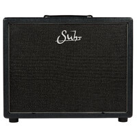 Suhr 1x12 Cabinet, Graphite tolex, Black/Silver Grill, Warehouse Veteran 30 speaker