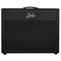 SUHR 05-SUR-0053 Suhr 2x12 Cabinet, Hedgehog, Tolex front, Black/Silver Grill, Celestion G12-65H speakers