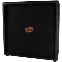 SUHR 05-SUR-0057 Suhr 4x12 Cabinet, Black tolex, Celestion Greenback Vintage 30 speakers, Gold logo