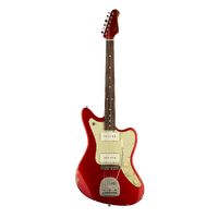 SUHR 01-LTD-0064 CLASSIC JM ANTIQUE LE, CANDY APPLE RED, JM PICKUPS, MASTERY TREM, ELECTRIC GUITAR