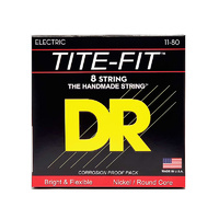 DR TF8-11   TITE-FIT™ - Nickel Plated: 8-String Heavy 11-80 
