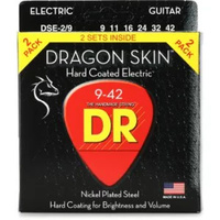 DR DSE-2/9   DRAGON SKIN™ - CLEAR Coated: Light 9-42 (2-Pack) 