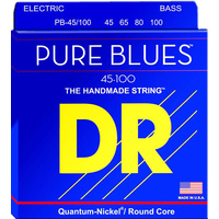 DR PB-45/100   PURE BLUES™ - Quantum Nickel™: Light to Medium 45-100 
