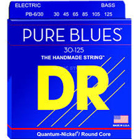 DR PB6-30   PURE BLUES™ - Quantum Nickel™: 6-String Medium 30-125 