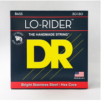 DR MH6-130   LO-RIDER™ - Stainless Steel: 6 String, Medium 30-130