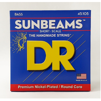 DR SNMR-45   SUNBEAM™ - Nickel Plated: Medium 45-105 Short Scale 