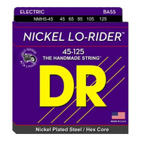 DR NMH5-45 NICKEL LO-RIDER™ - Nickel Plated: 5-String Medium 45-125 