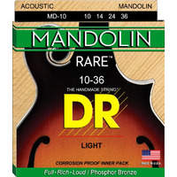 DR MD-10 - Rare Phosphor, Light Mandolin Strings, 10-36