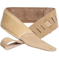 DR 500T   BUTTERSOFT™ Tan Leather Front / Tan Suede Back / Adjustable Guitar Strap 2-3/4" Wide