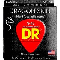 DR BP144 DSE-9 DRAGON SKIN ELECTRIC GUITAR STRINGS 9-42 144 SET BULK PACK